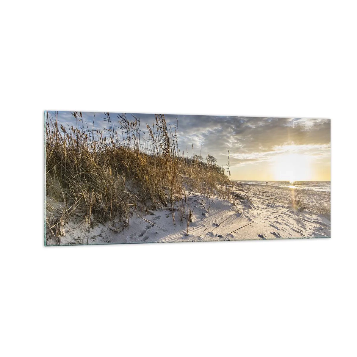 Obraz na skle - Pozvánka na procházku - 100x40 cm