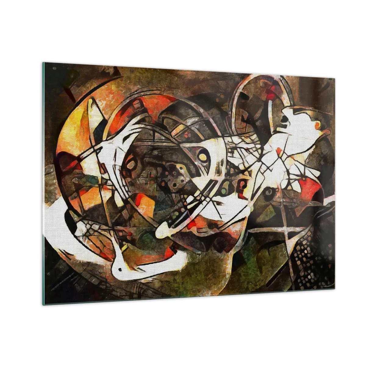 Obraz na skle - Slyšíš pohyb? - 100x70 cm