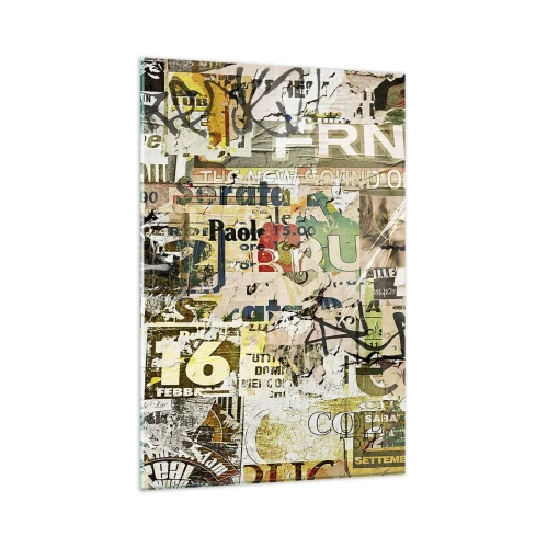 Obraz na skle - Och, děje se to… - 80x120 cm