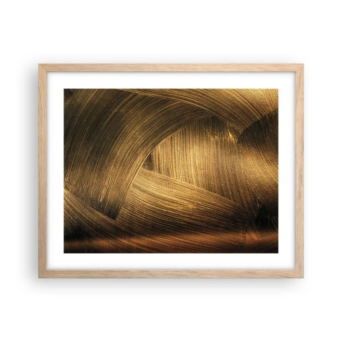 Plakát v rámu světlý dub - Ve zlatém labyrintu - 50x40 cm