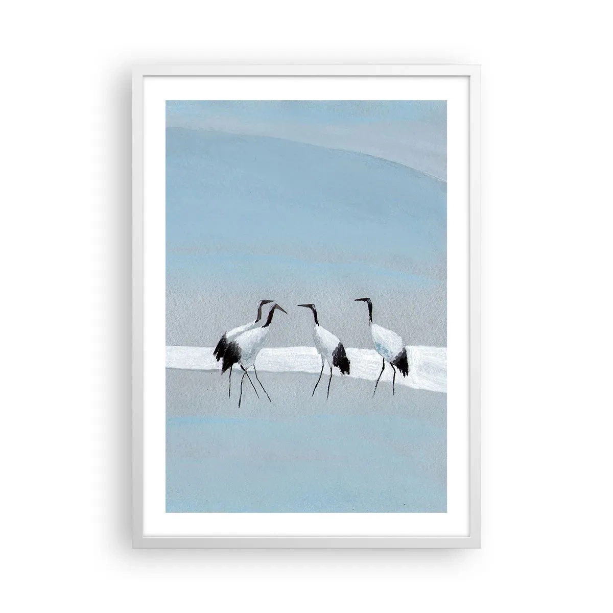 Plakát v bílém rámu - Po horkém dni - 50x70 cm