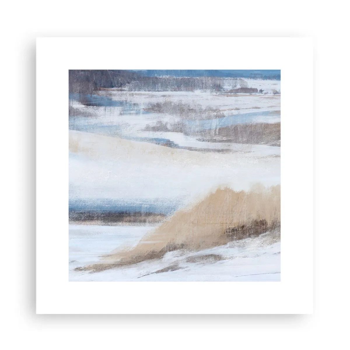 Plakát - Zimní kompozice - 30x30 cm