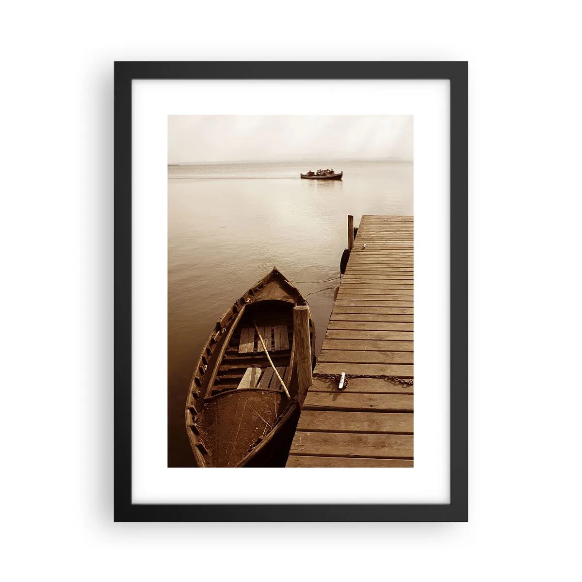 Plakát v černém rámu - Velký klid - 30x40 cm