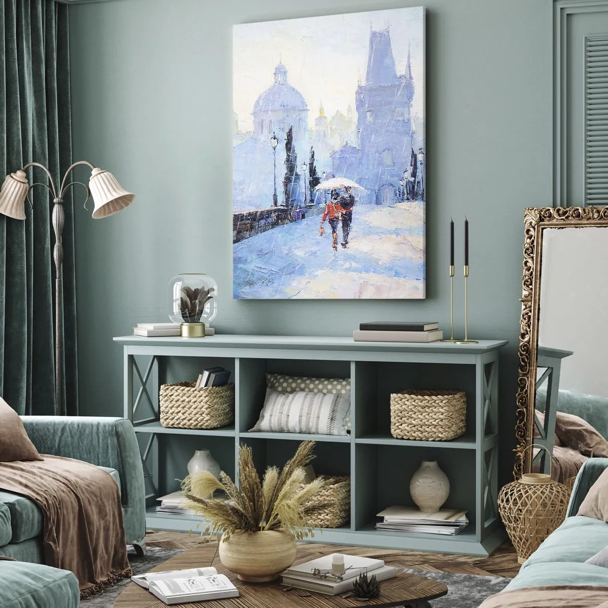 Obraz na plátně - Nás musel okouzlit déšť - 45x80 cm