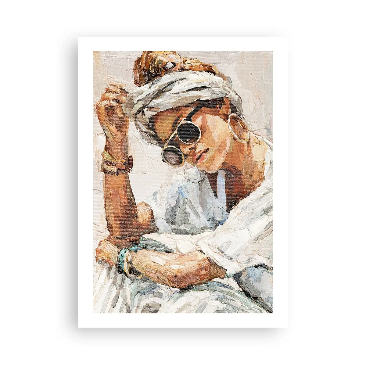 Plakát - Portrét v plném slunci - 50x70 cm
