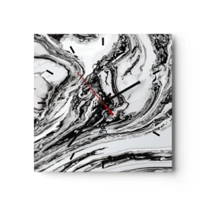 Nástěnné hodiny - Na začátku byl chaos - 40x40 cm