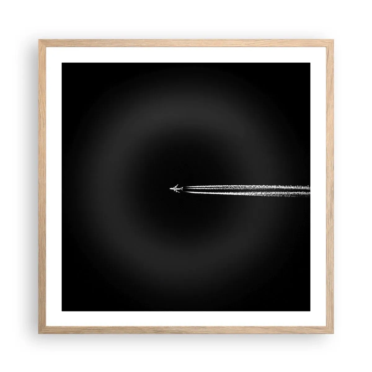 Plakát v rámu světlý dub - Do jiné dimenze - 60x60 cm