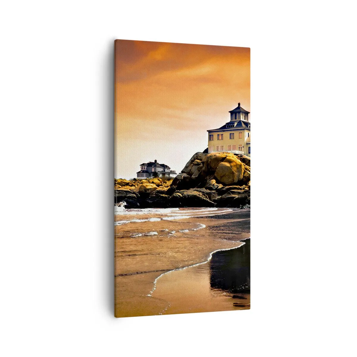 Obraz na plátně - Elegance západního pobřeží - 55x100 cm