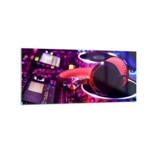 Obraz na skle - Než začne zábava - 120x50 cm