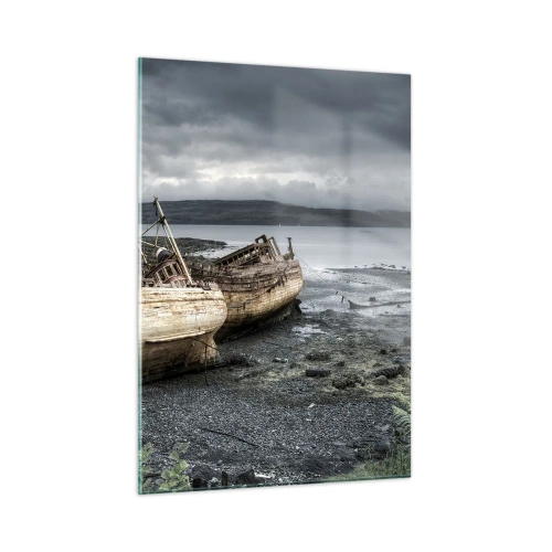 Obraz na skle - „Na znamení důstojně splněných potíží“ - 50x70 cm