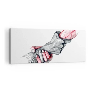 Obraz na plátně - Jste v dobrých rukou - 100x40 cm