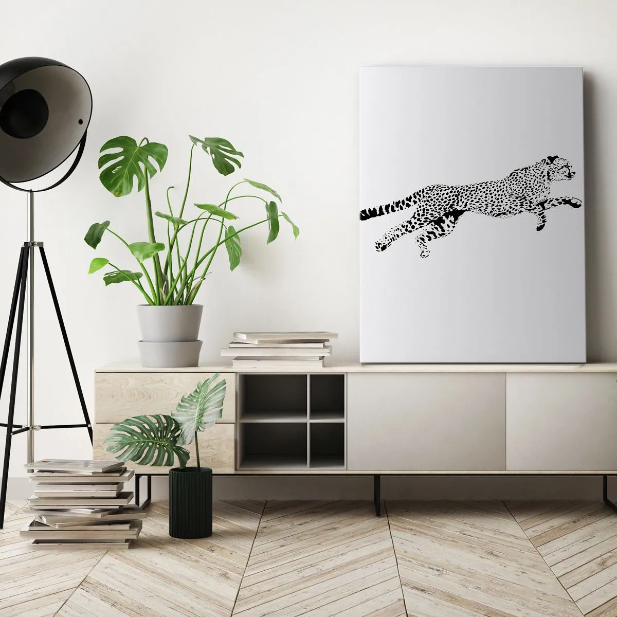 Obraz na plátně - Nejrychlejší duch lesa - 45x80 cm