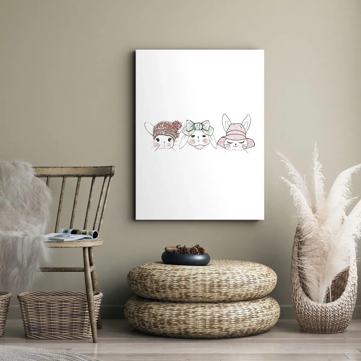 Obraz na plátně - Zamyšlená, smutná, spokojená - 80x120 cm