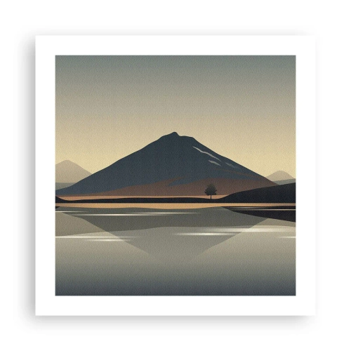 Plakát - Zrcadlový odraz - 50x50 cm