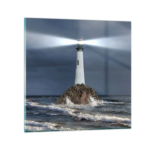 Obraz na skle - Zde…zde…tady! - 60x60 cm