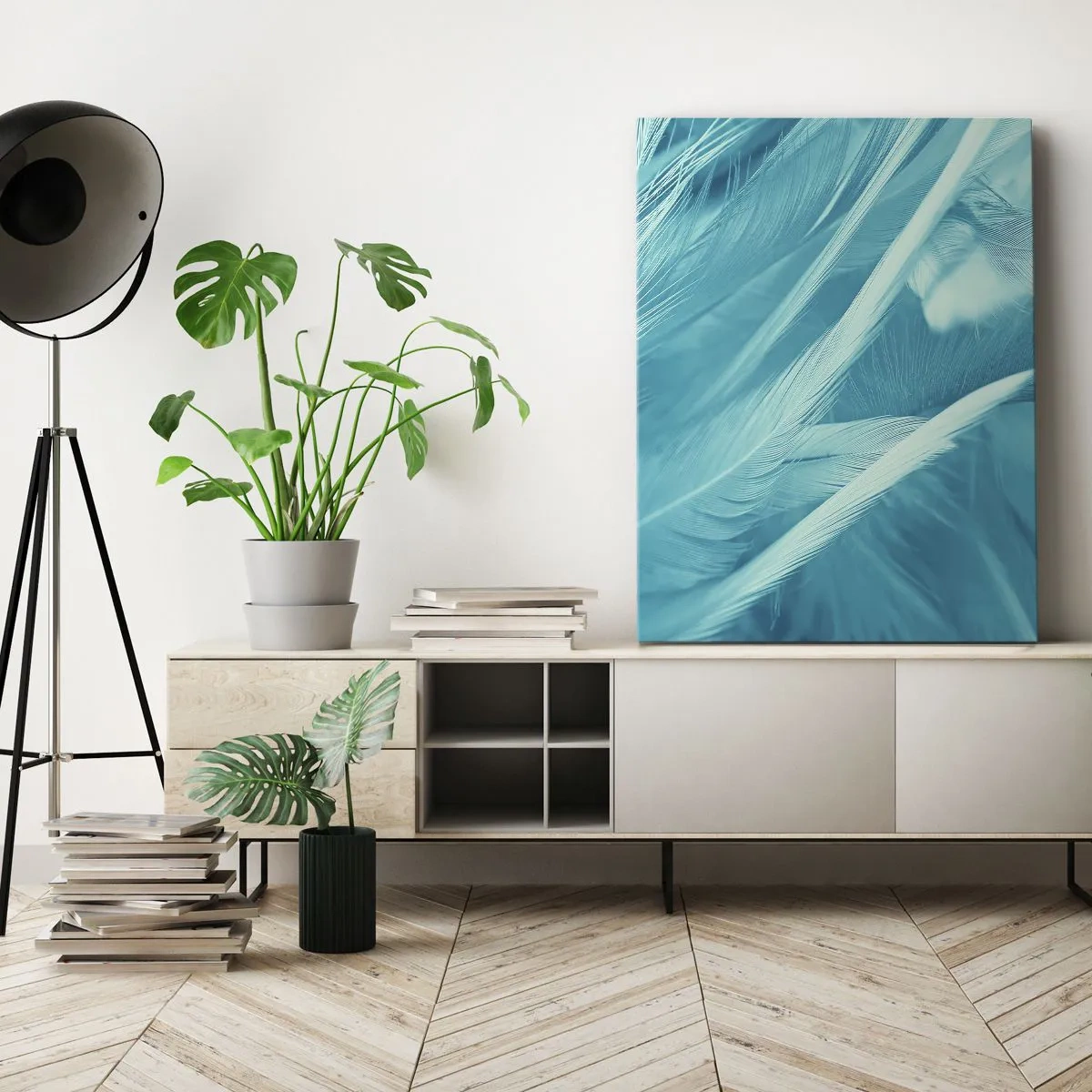 Obraz na plátně - Utonout v chmýří - 70x100 cm