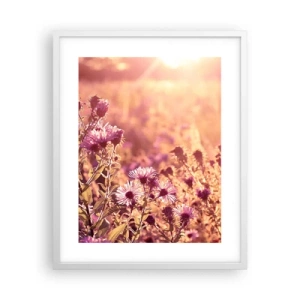 Plakát v bílém rámu - Než skončí léto - 40x50 cm