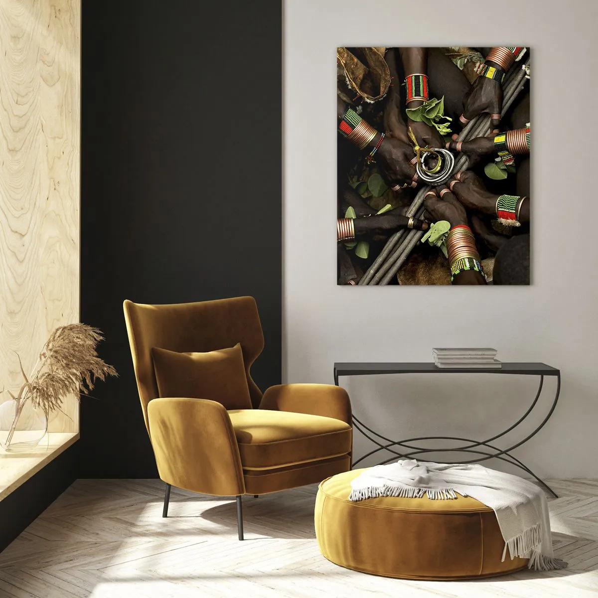 Obraz na skle - Jsme spolu - 50x70 cm