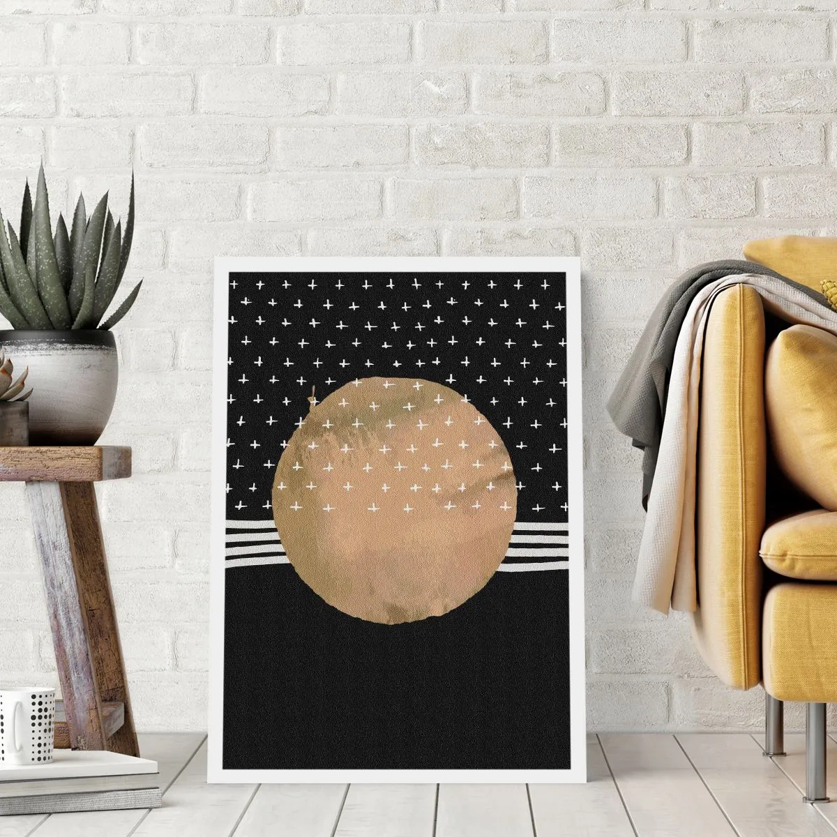 Plakát - Kompozice: vlajka galaxie - 30x40 cm