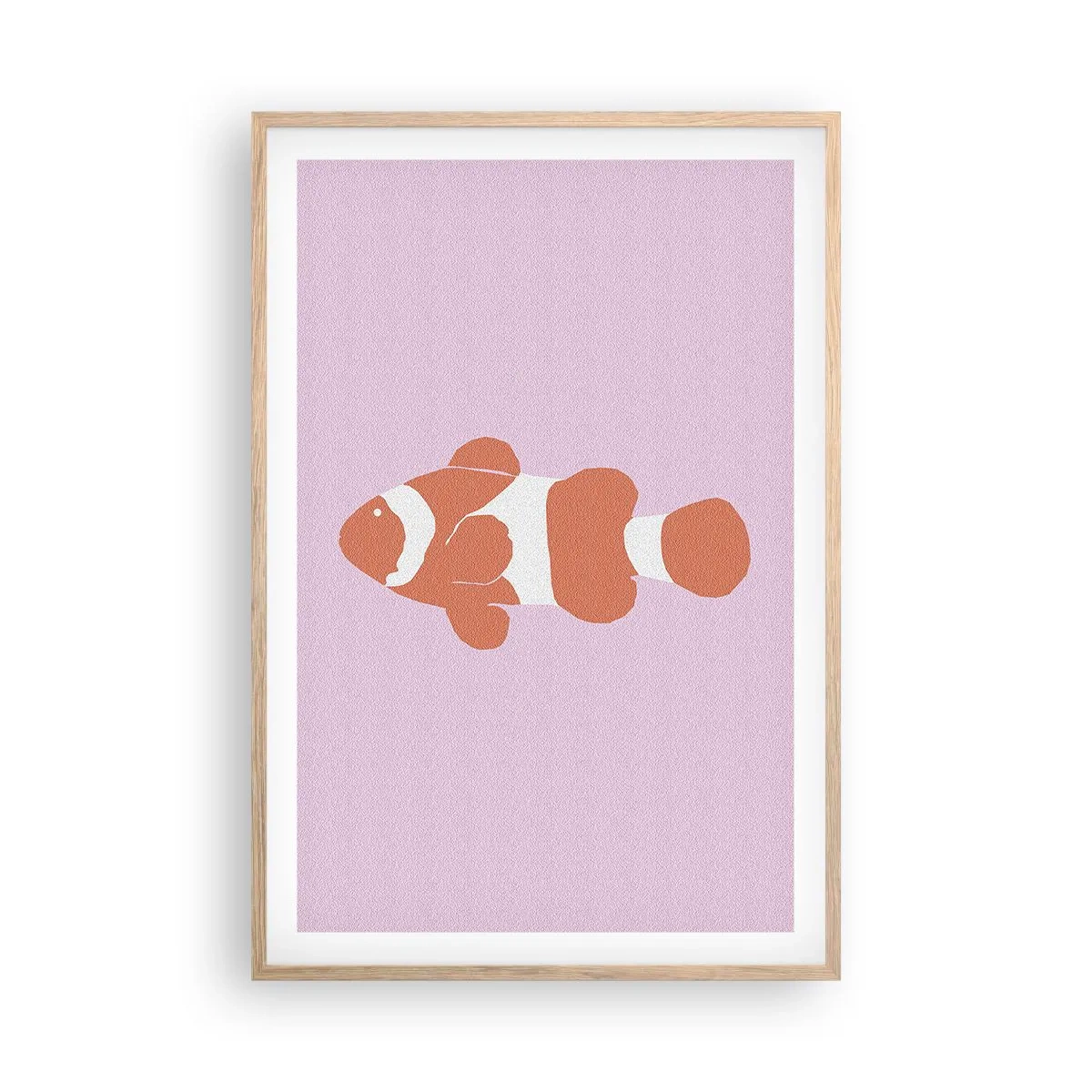 Plakát v rámu světlý dub - Korále jí sluší - 61x91 cm