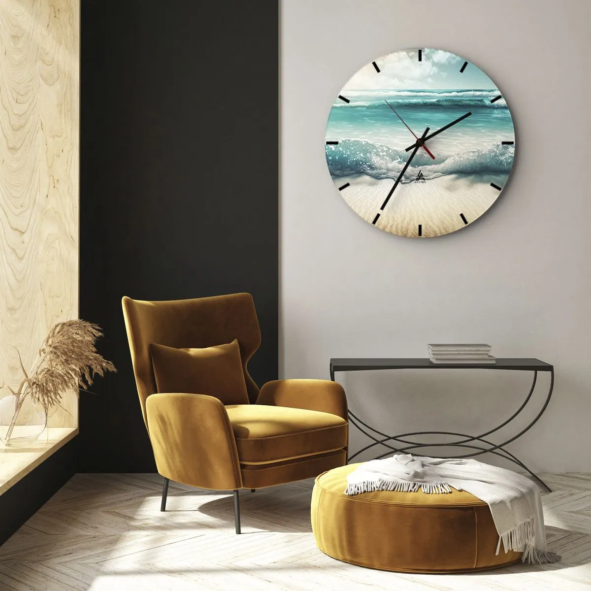 Nástěnné hodiny - Klid oceánu - 30x30 cm