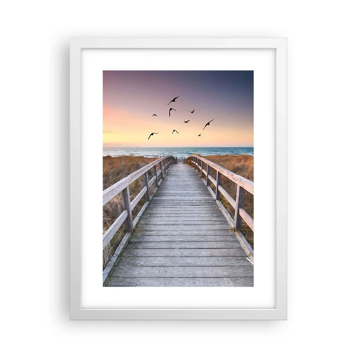 Plakát v bílém rámu - Prostor pro vzestupy - 30x40 cm