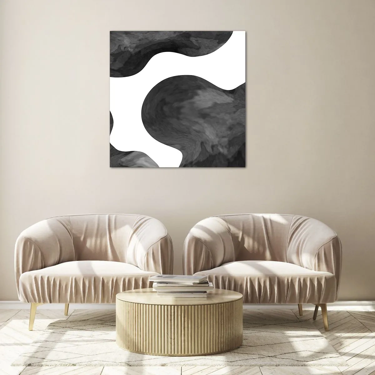 Obraz na skle - Mléčná dráha - 50x50 cm