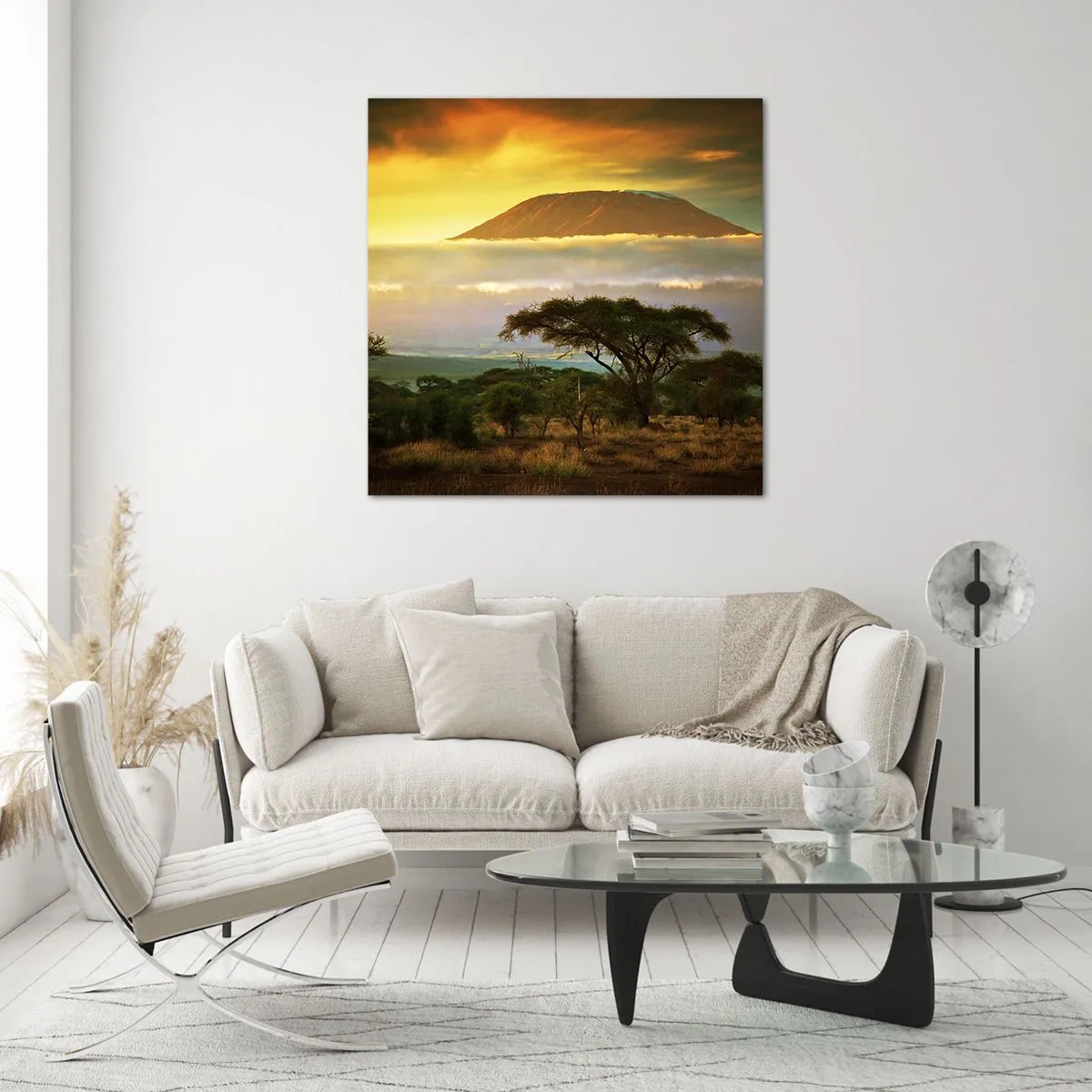 Obraz na skle - Sen cestovatele - 50x50 cm