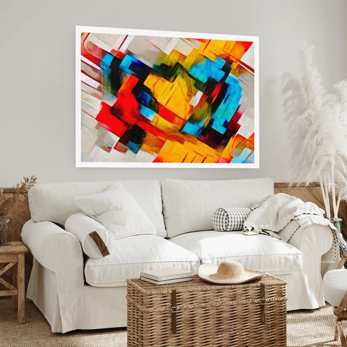 Plakát - Vícebarevné vrstvy - 70x50 cm