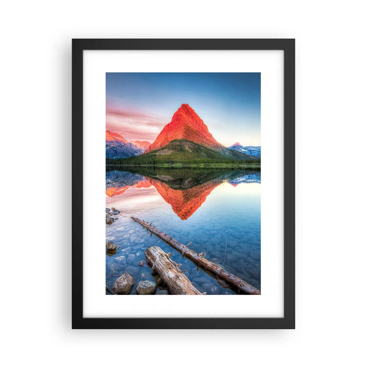 Plakát v černém rámu - Teplo a chlad - 30x40 cm