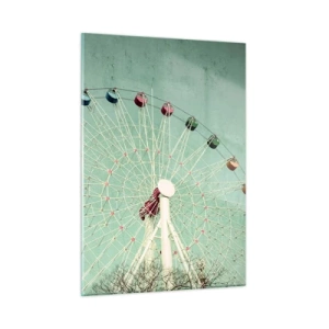 Obraz na skle - Zveme vás k zábavě - 50x70 cm