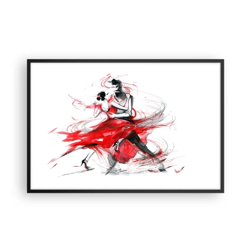 Plakát v černém rámu - Tango - rytmus náruživostí - 91x61 cm