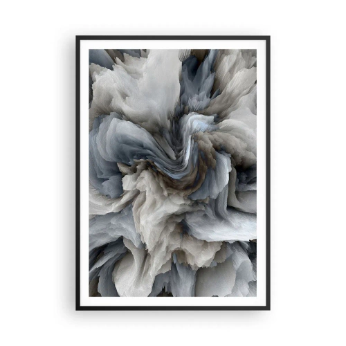 Plakát v černém rámu - Kámen a květ - 70x100 cm