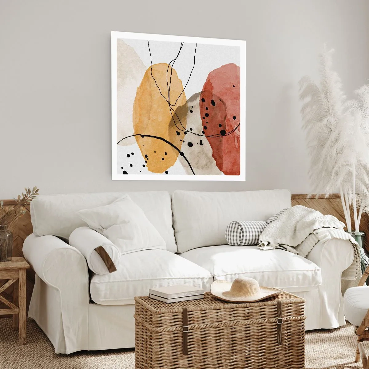 Plakát - Jako lehký, průzračný vzduch - 40x40 cm
