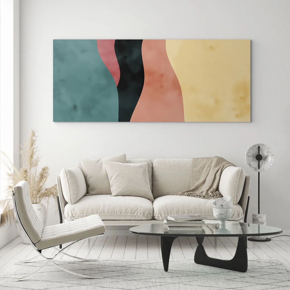 Obraz na skle - Kompatibilní nesoulad - 120x50 cm