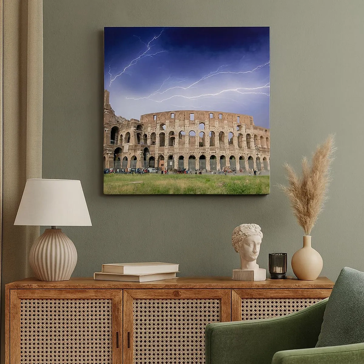 Obraz na plátně - Aréna války - 30x30 cm