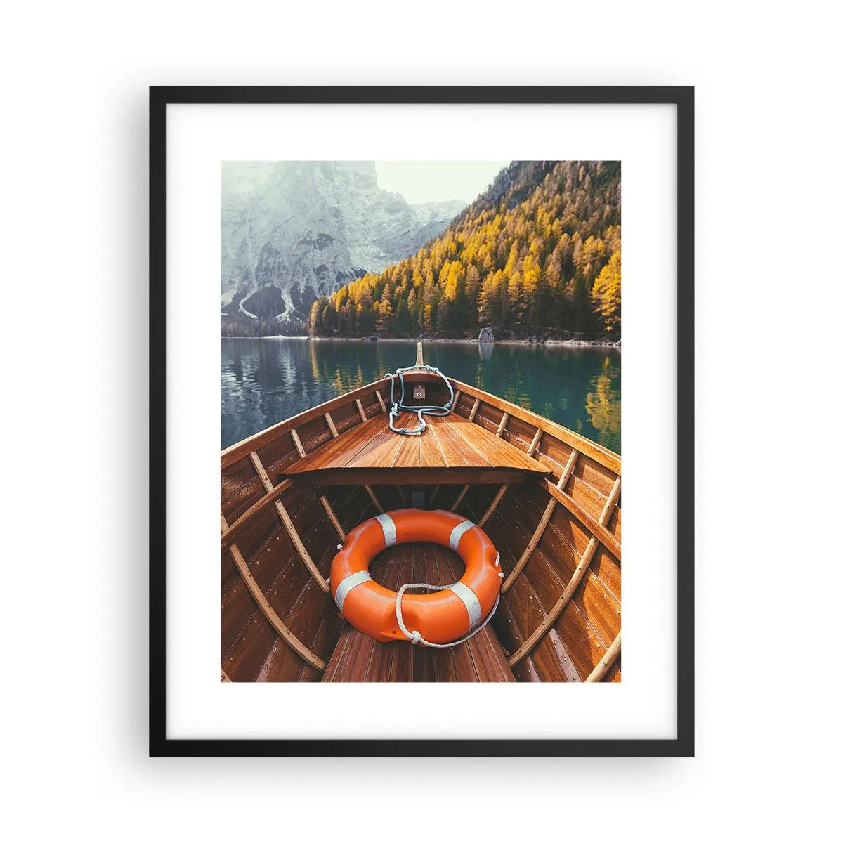 Plakát v černém rámu - Horská túra - 40x50 cm