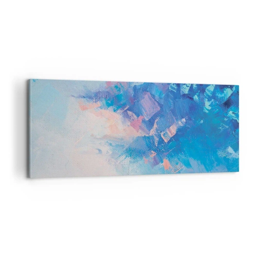 Obraz na plátně - Zimní abstrakce - 100x40 cm