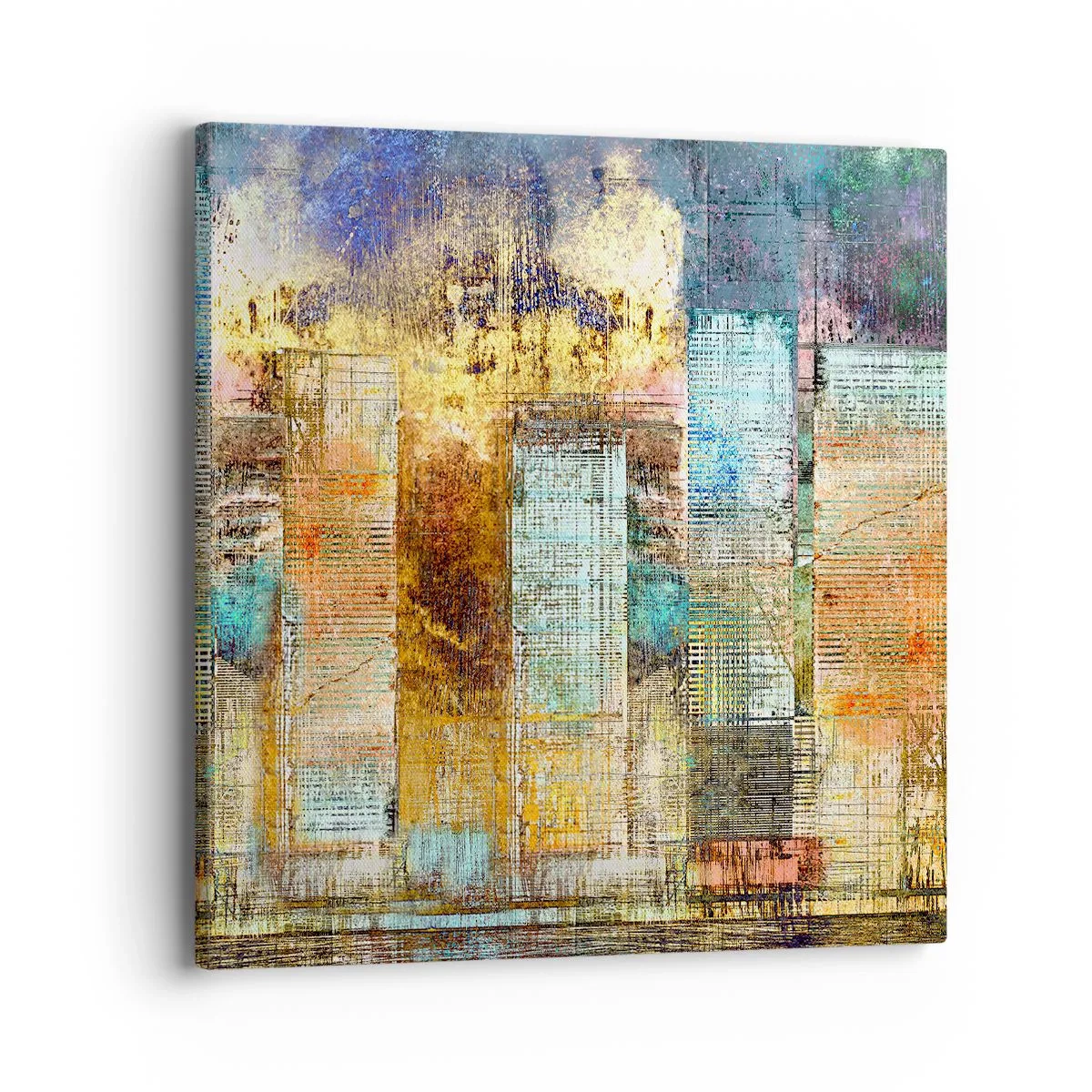 Obraz na plátně - Prosluněná metropole - 40x40 cm