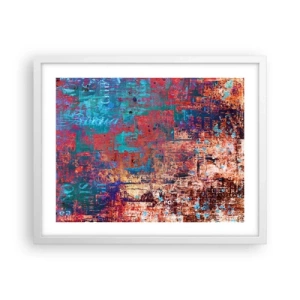 Plakát v bílém rámu - Paměť a zapomnění - 50x40 cm