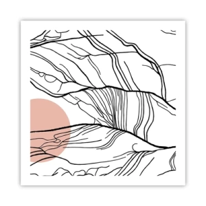 Plakát - V síti větviček - 60x60 cm