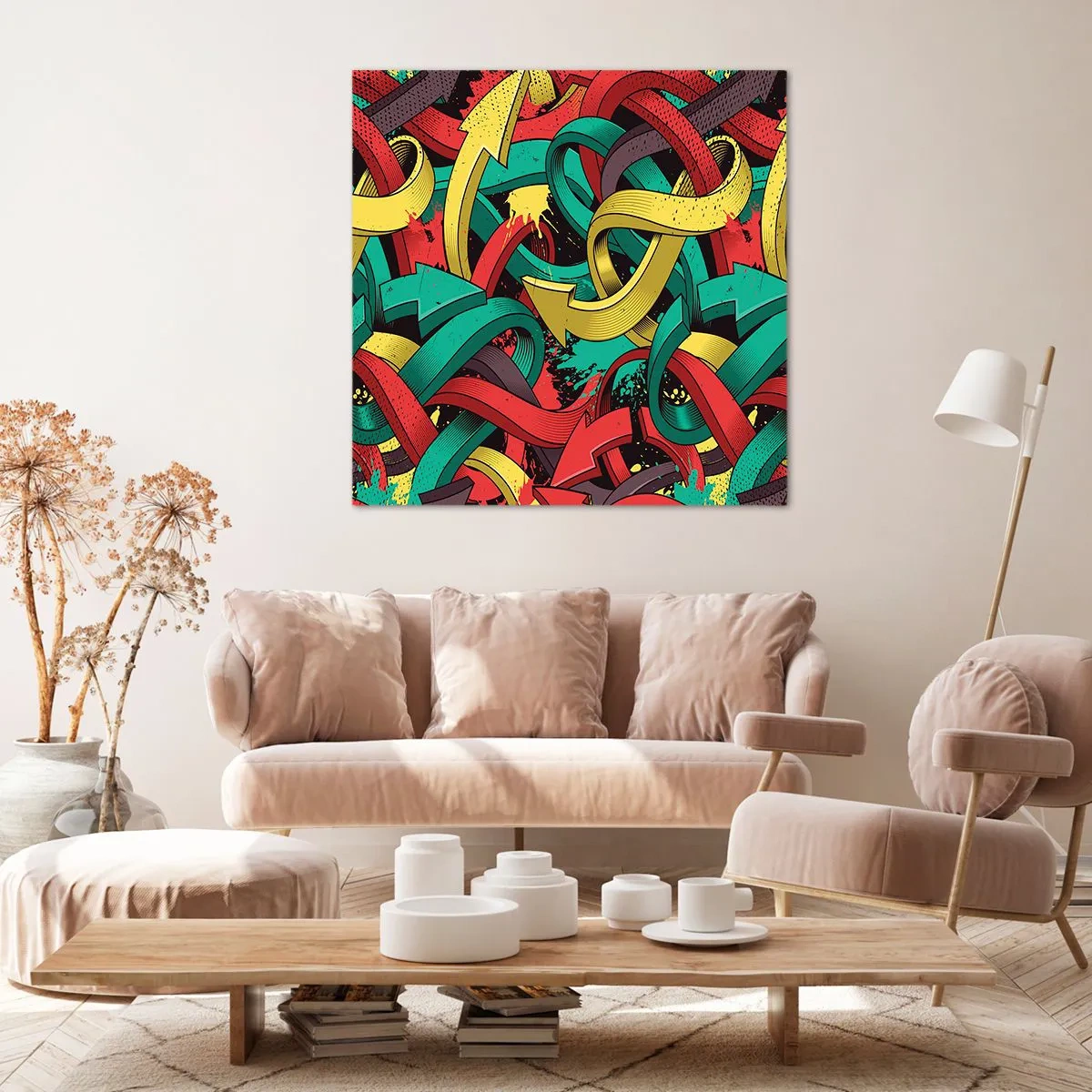 Obraz na plátně - Kudy do cíle? - 60x60 cm