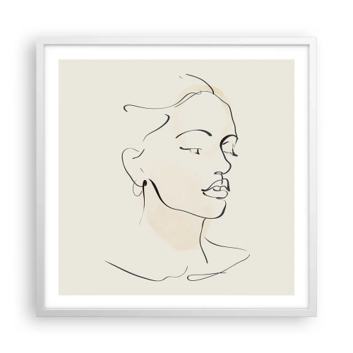 Plakát v bílém rámu - Výrazným tahem - 60x60 cm