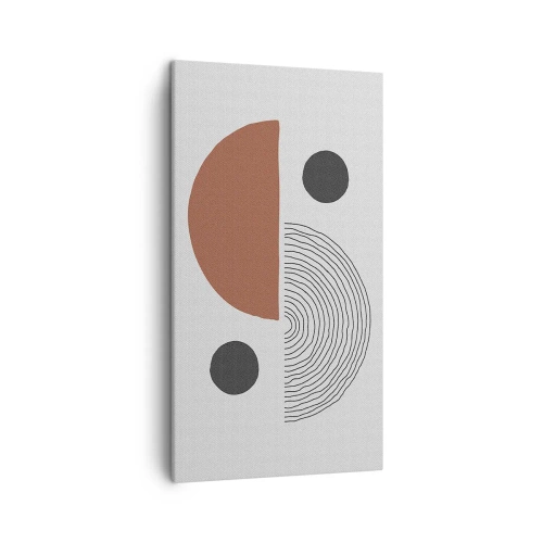 Obraz na plátně - Dokonalost kruhu - 45x80 cm