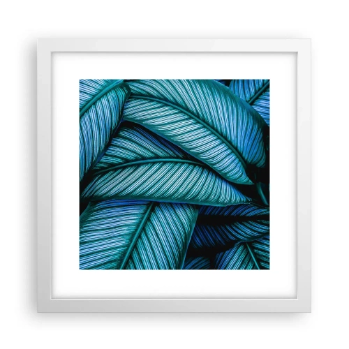 Plakát v bílém rámu - Čáry života - 30x30 cm