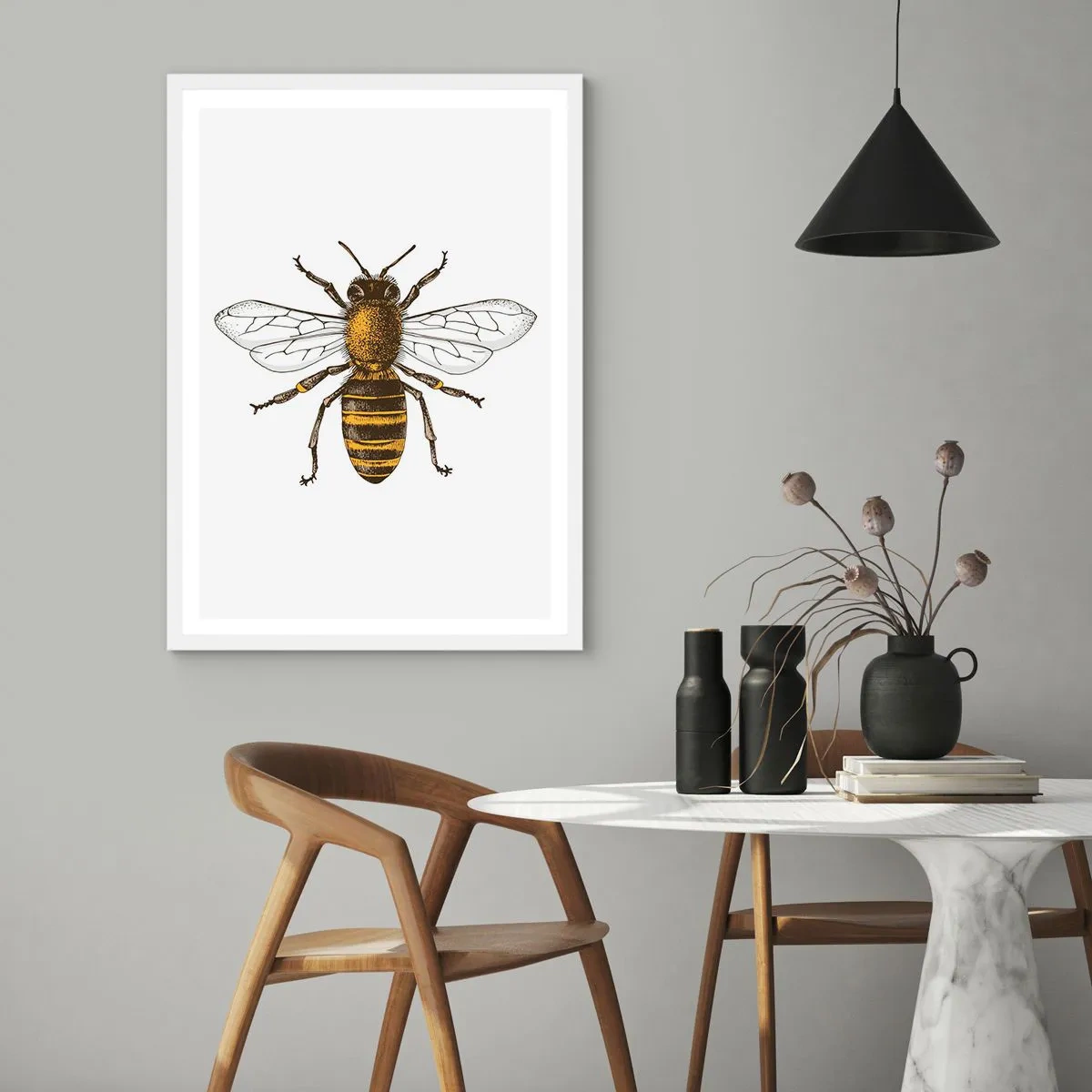 Plakát v bílém rámu - Krásná a dobrá - 70x100 cm