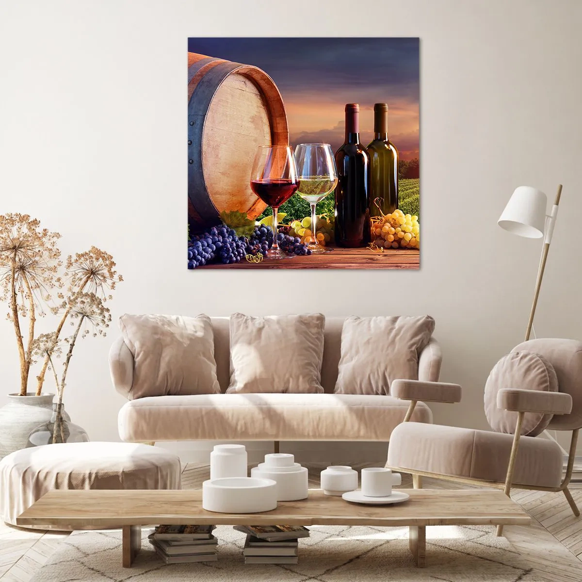 Obraz na plátně - Tady má život chuť - 50x50 cm