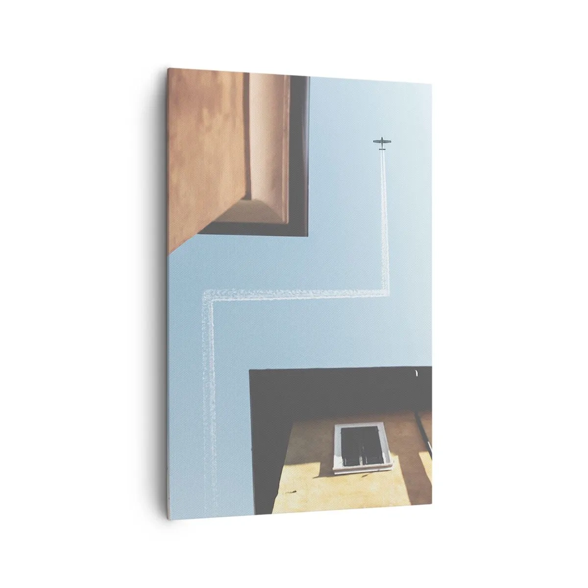 Obraz na plátně - Nad městským labyrintem - 80x120 cm