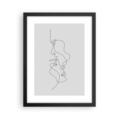 Plakát v černém rámu - Žár vášnivých tužeb - 30x40 cm