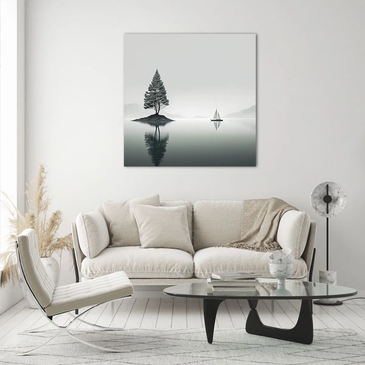 Obraz na skle - Snění - 50x50 cm